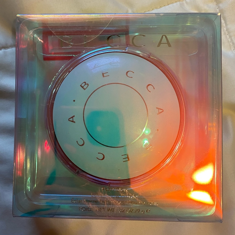 BECCA COSMETICS PEARL GLOW LUSTER GLOW POWDER - PURE PEARL BNIB! LIMITED EDITION
